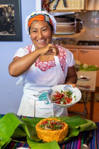 Dulce, cuoca messicana che ha partecipato al progetto