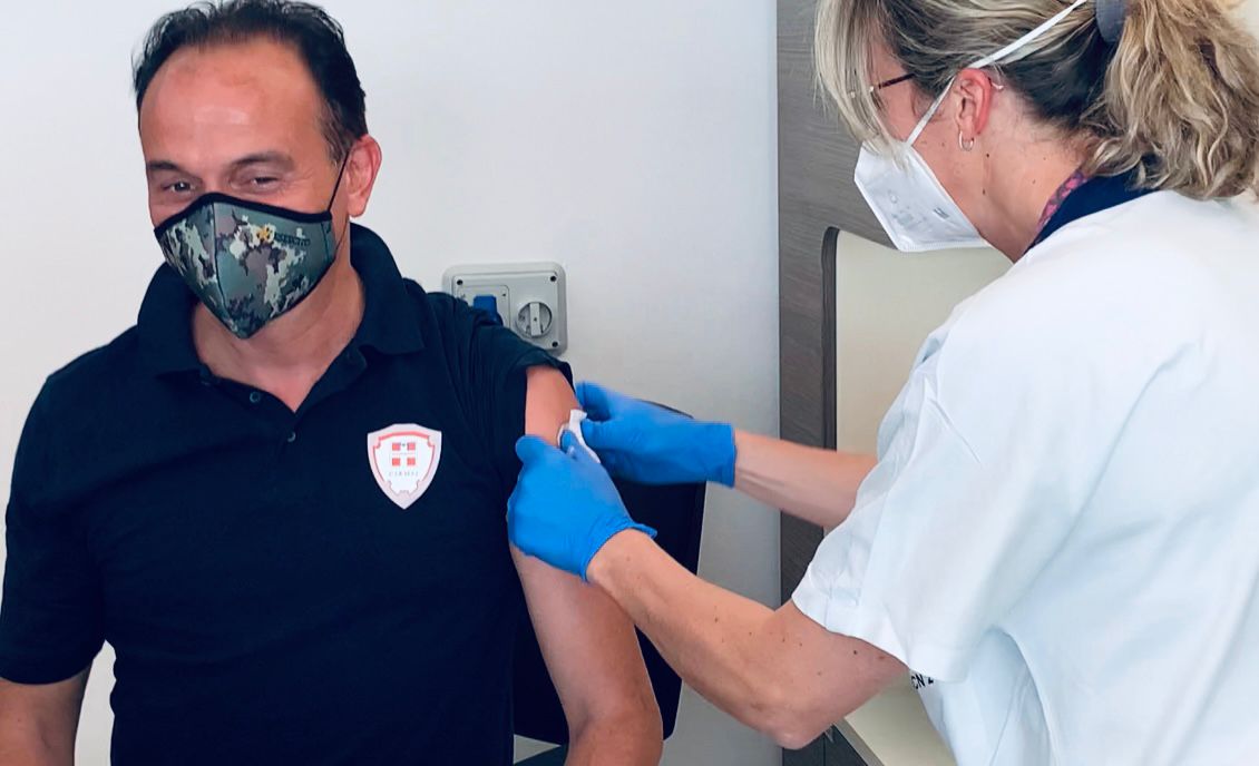 Vaccinazione Alberto Cirio