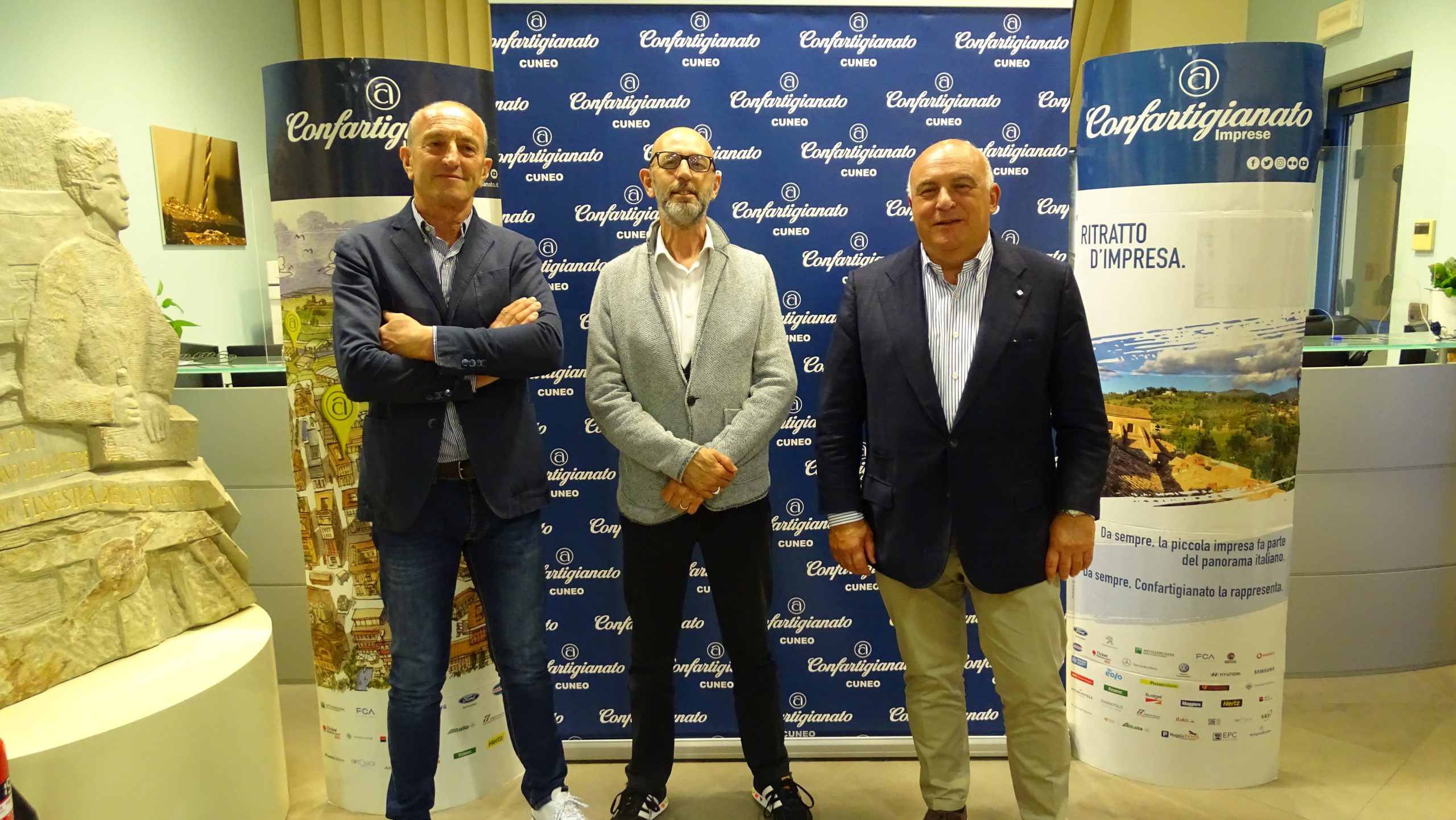 Silvio Turco (vicepresidente), Davide Sciandra (presidente di zona), Roberto Ganzinelli (vicepresidente vicario)