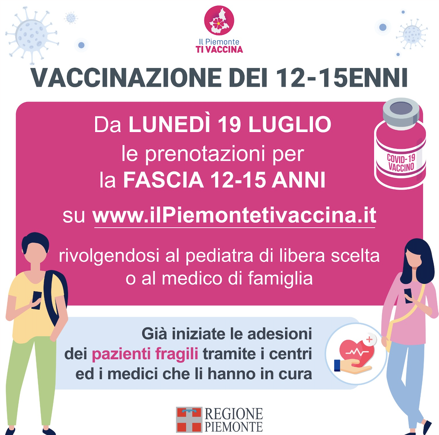 Vaccinazione 12-15 anni