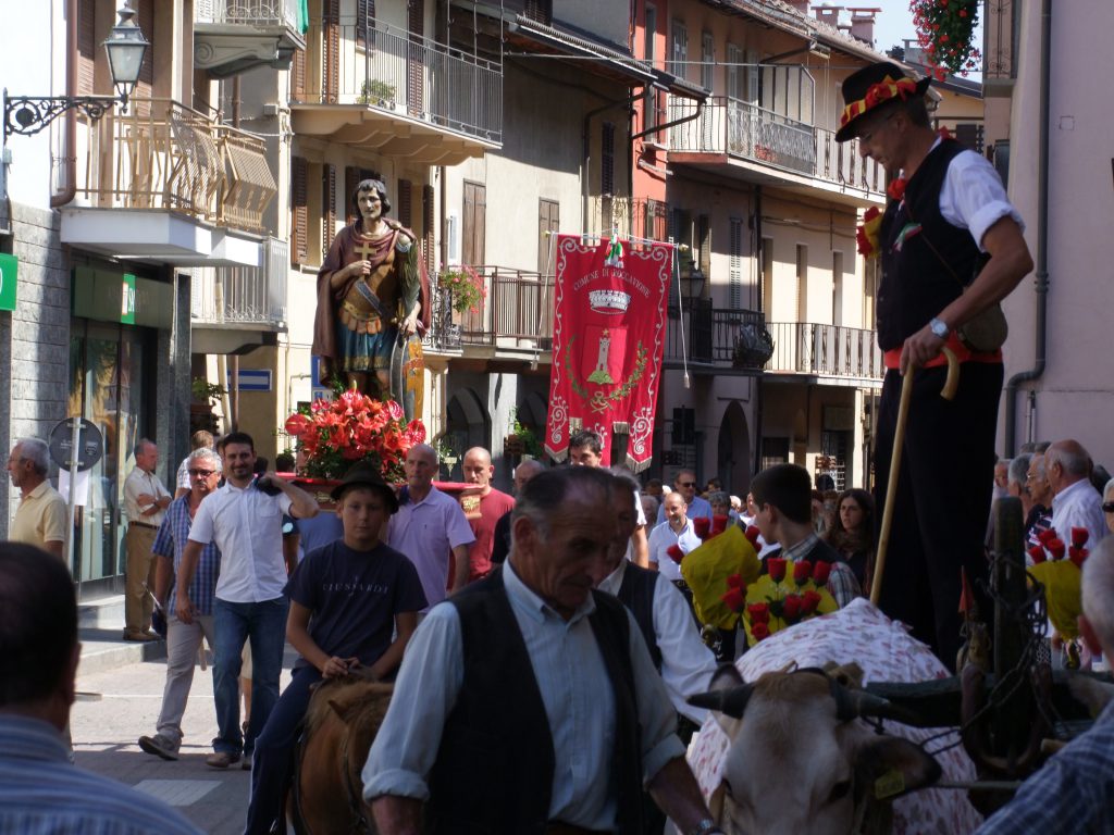 "Fournase" alla Processione di San Magno con le sue vacche