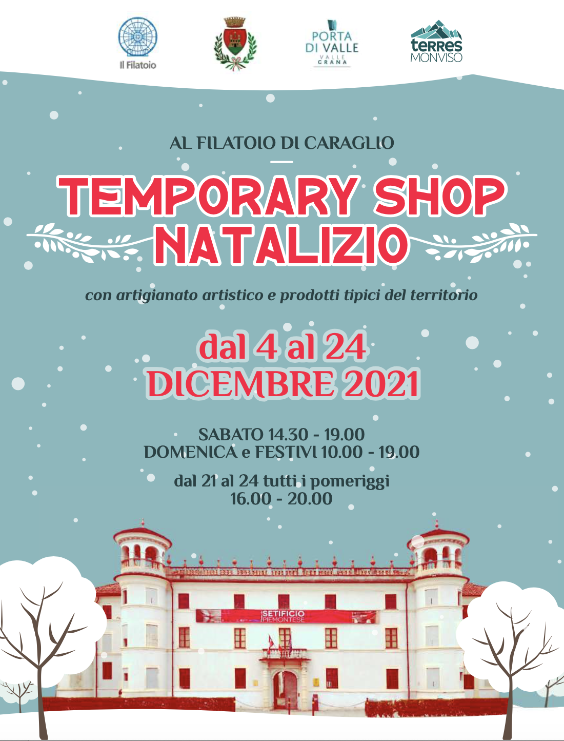 Temporary Shop natalizio al Filatoio