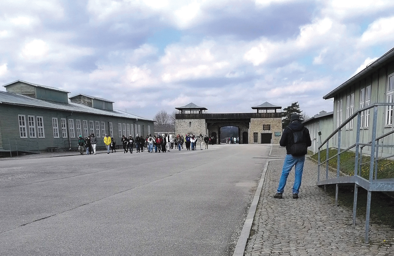 Studenti in visita a Mauthausen
