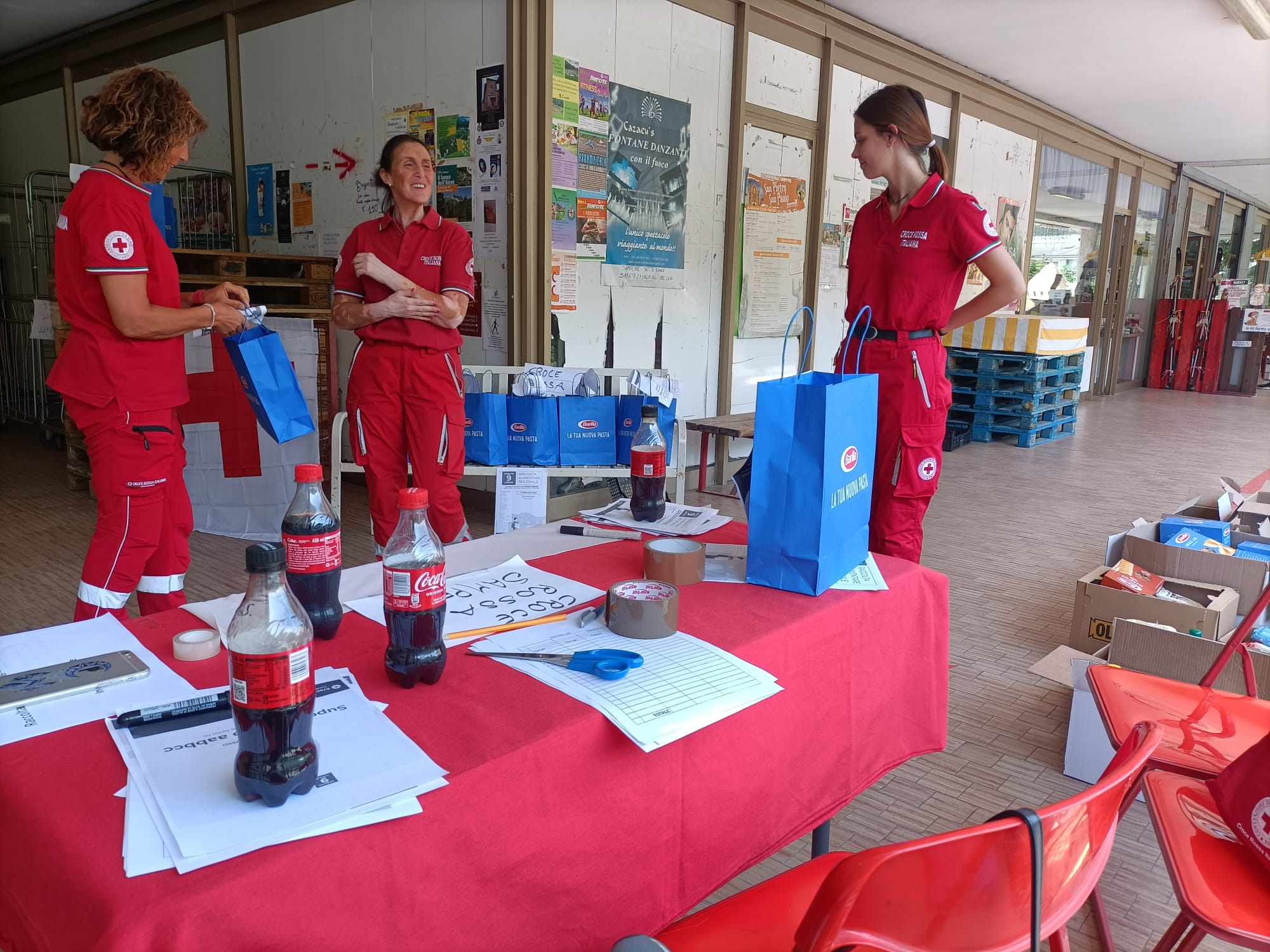 Croce Rossa Sampeyre raccolta 9 luglio 2022