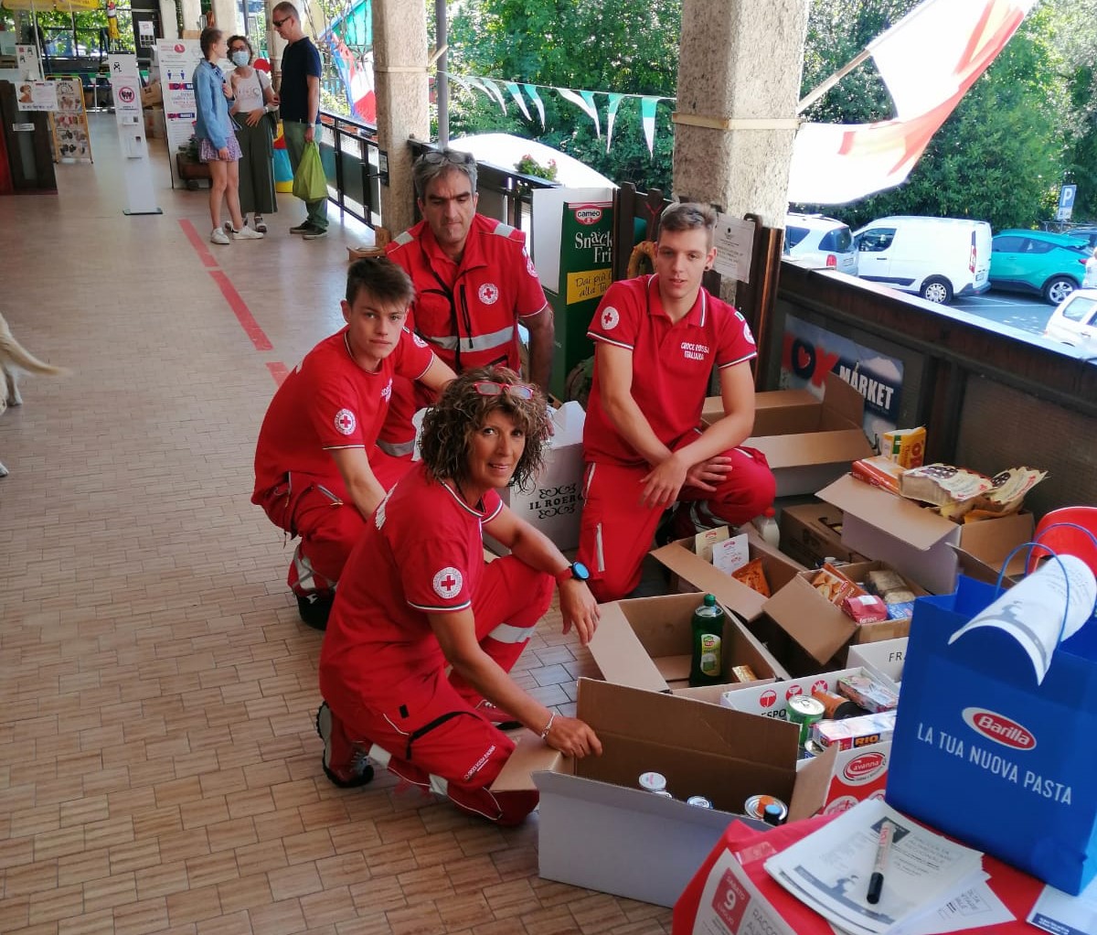Croce Rossa Sampeyre raccolta 9 luglio 2022