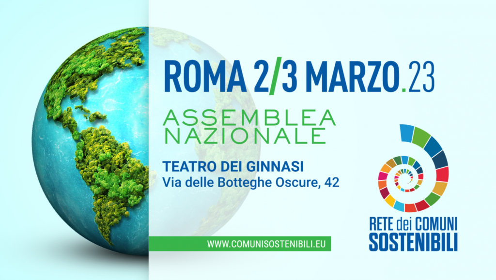 Locandina assemblea nazionale Rete dei Comuni sostenibili